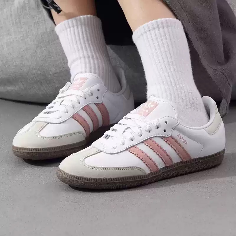 Adidas Shoes Gazelle - อาดิดาส แซมบา OG รองเท้าลำลองสำหรับผู้หญิง ดีไซน์ย้อนยุค ระบายอากาศได้ดีและทนทาน