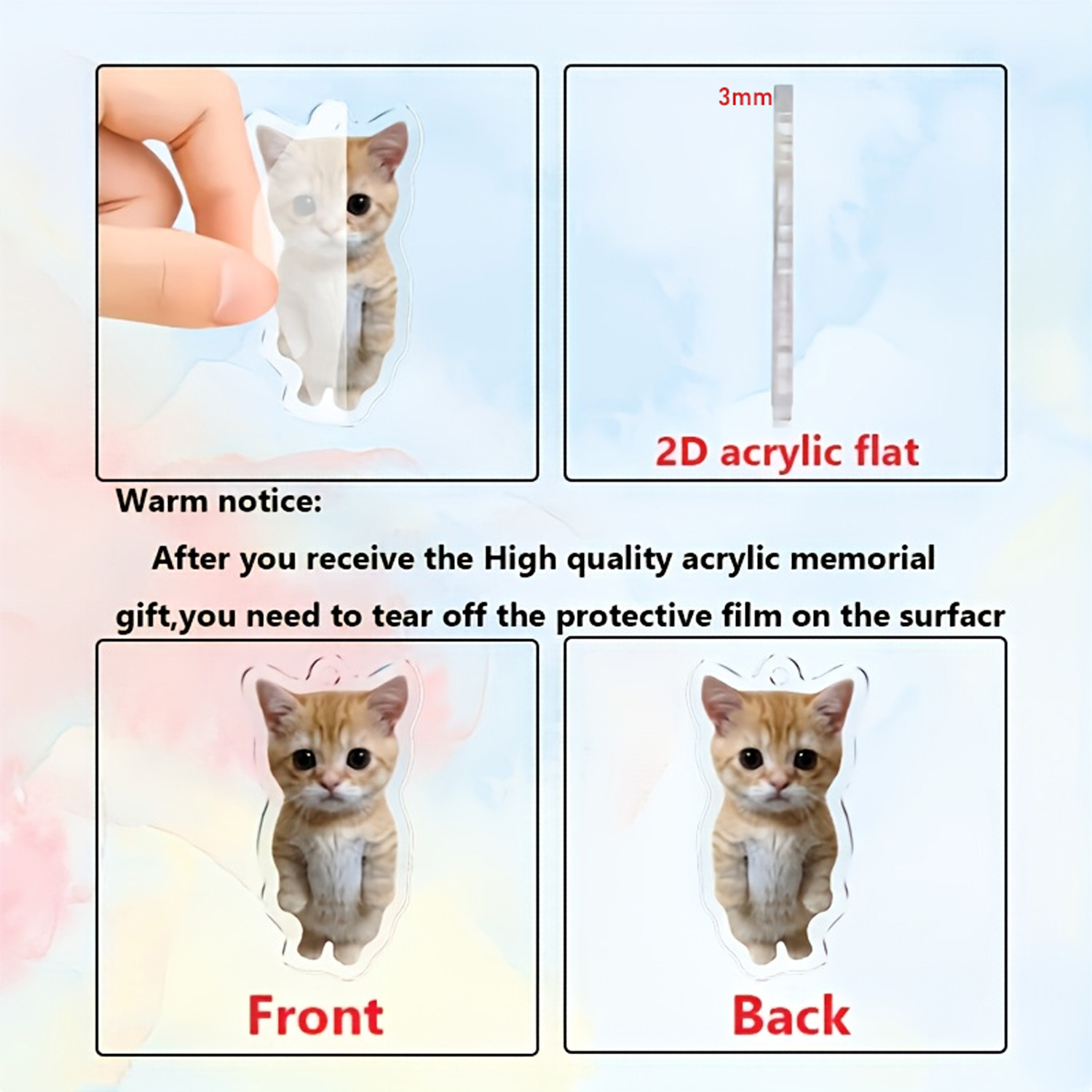 จี้ห้อยโทรศัพท์รูปสัตว์เลี้ยงส - Pet Portrait Custom บทวิจารณ์และราคา
