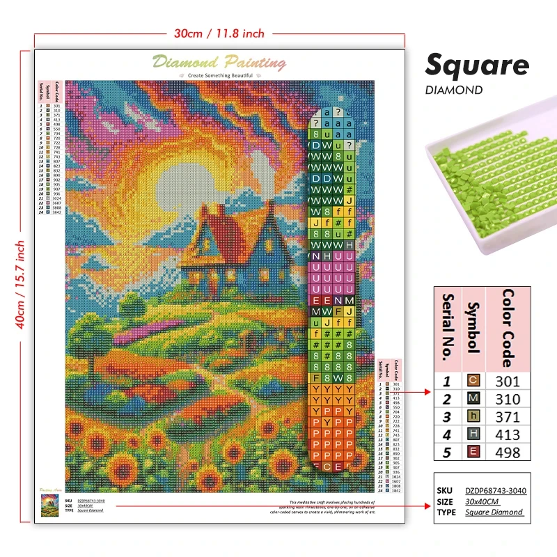 ชุดอุปกรณ์งานฝีมือเพชร 5D DIY  - Photo Mosaic Print บทวิจารณ์และราคา
