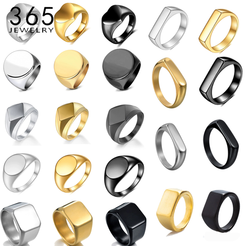แหวนสแตนเลส 365 สไตล์พังก์ร็อก - Initial Ring Custom บทวิจารณ์และราคา