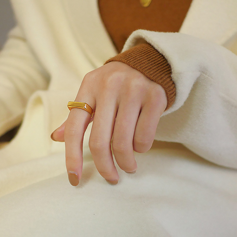 แหวนสแตนเลส 365 สไตล์พังก์ร็อก - Initial Ring Custom บทวิจารณ์และราคา
